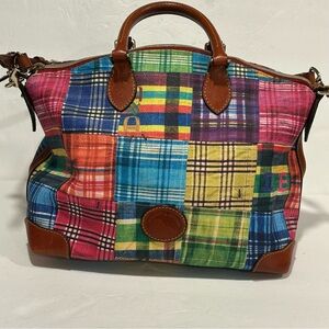 Dooney & Bourke Multicolor Plaid picknick Satchel